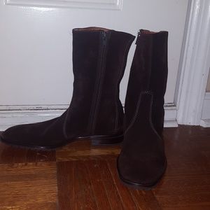 J.Crew Brown swade boots with leather interior